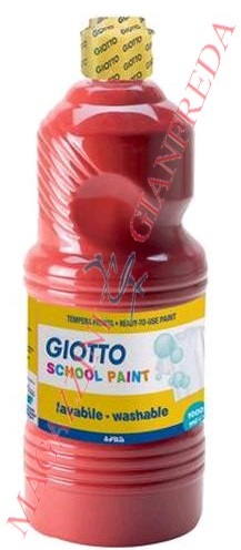 GIOTTO SCHOOLPAINT TEMPERA PRONTA FLACONE ML. 250 ROSSO